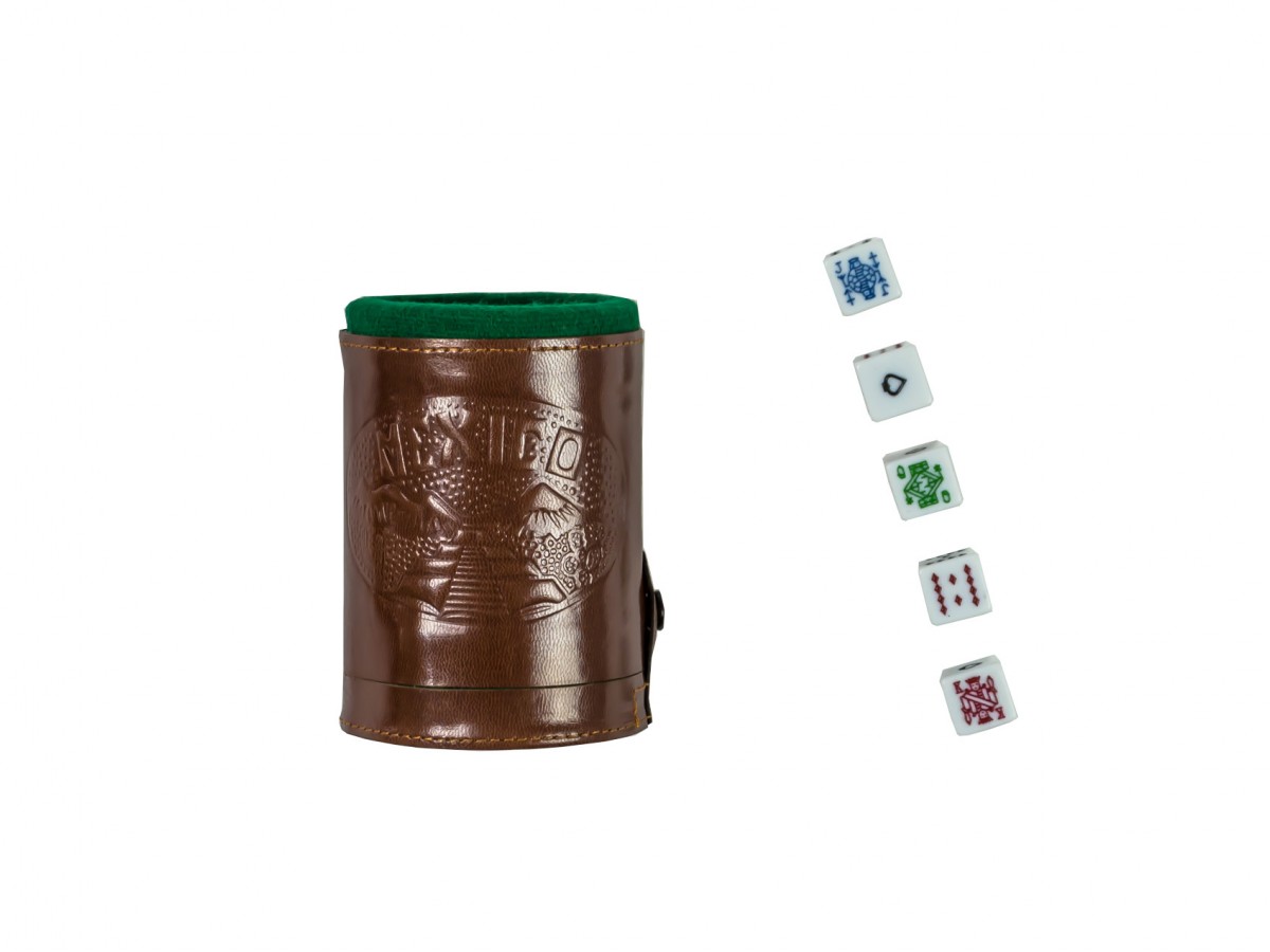 Cubilete de Cuero con Portadados (No disponible)